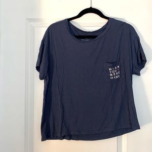 American Eagle Soft & Sexy Women’s Tee - embroidered - Women’s Size M